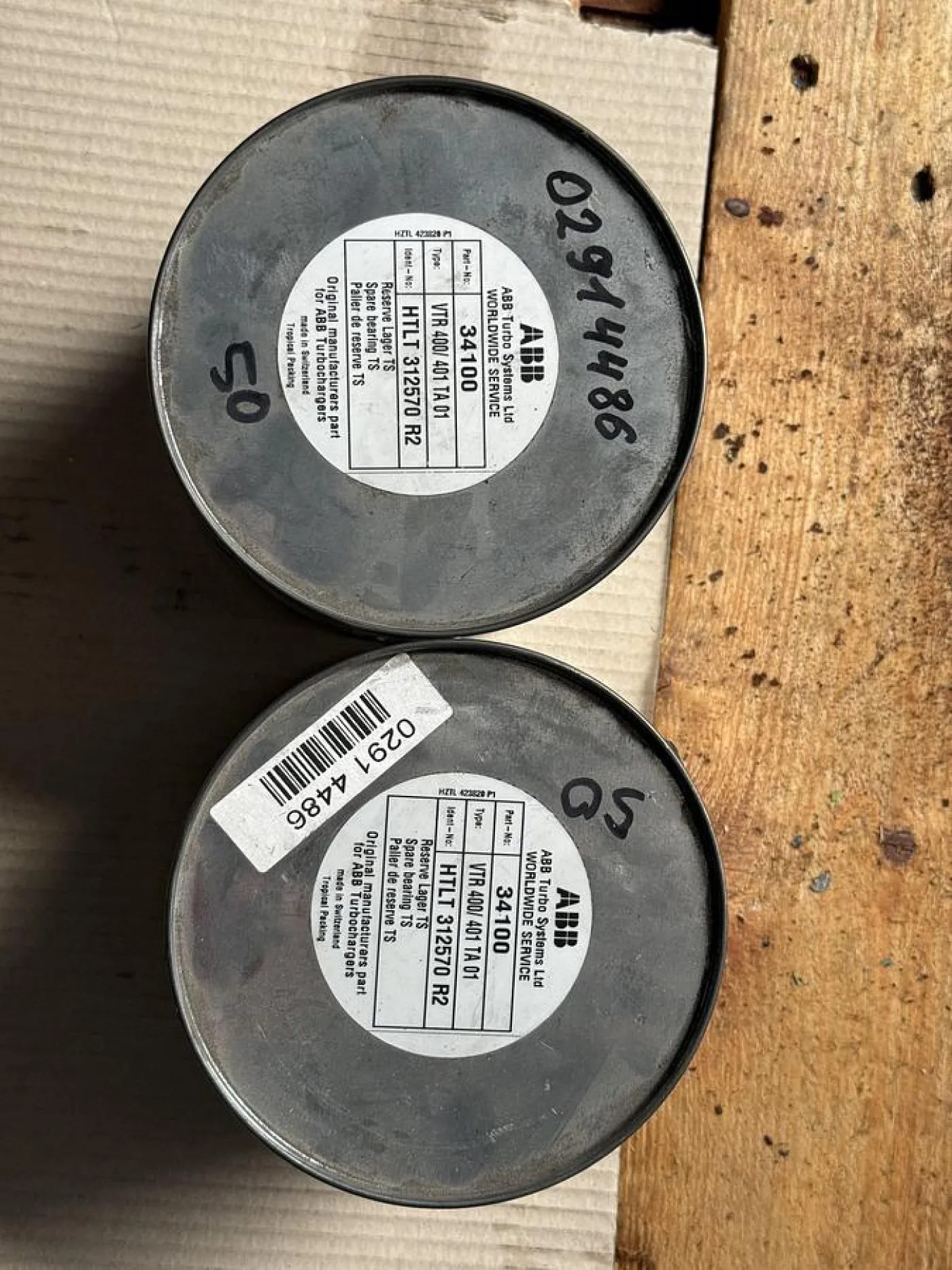 ABB VTR 400 / 401 ORIGINAL BEARING SET - 1