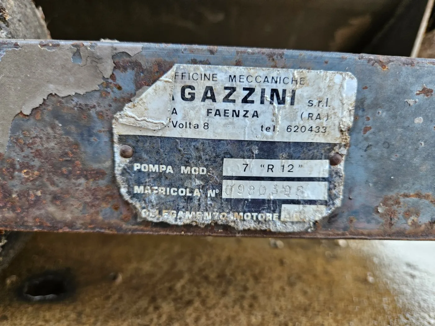VOLUMETRIC PUMP FIRM RAGAZZINI MOD. 7 “R 12”, SECOND-HAND MACHINE - 7