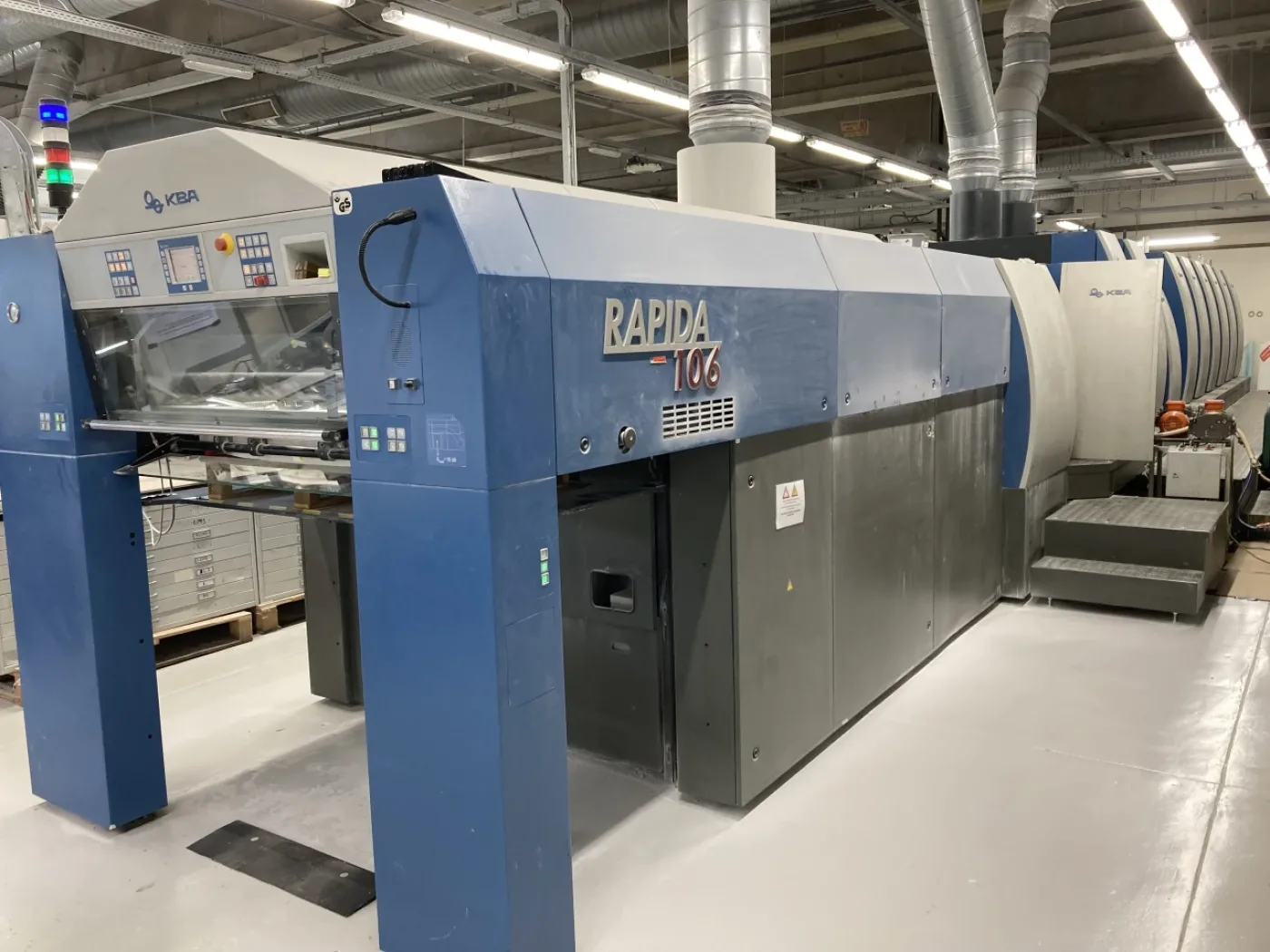 KBA Rapida 106-6-L-T-T-L offset printing press - 3