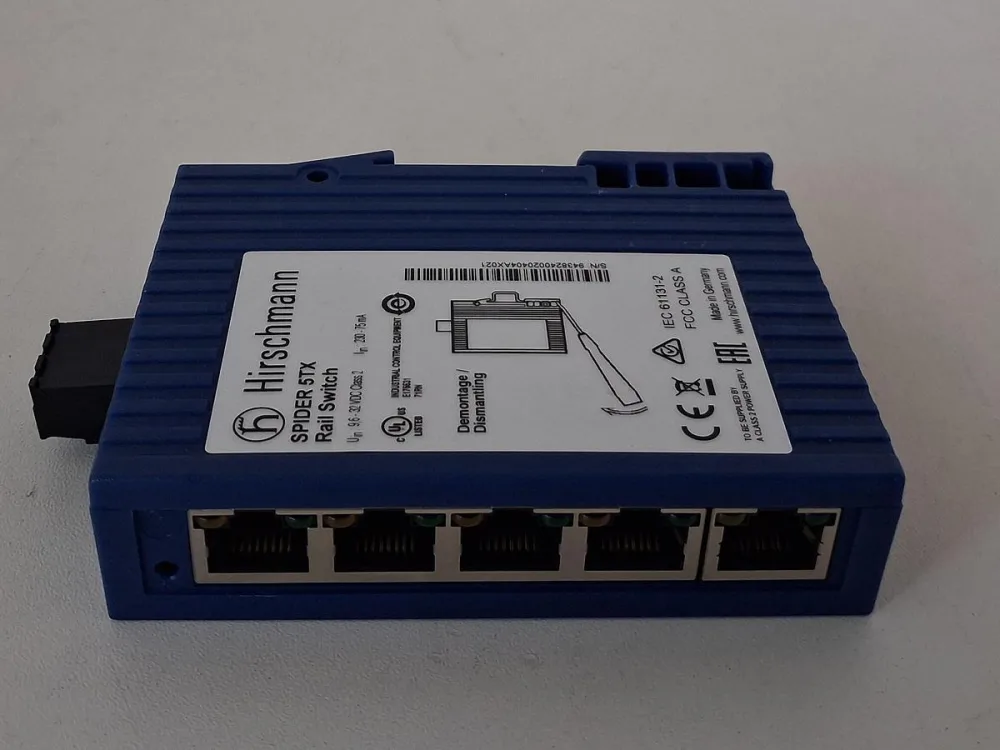 Hirschmann SPIDER 5TX Rail Switch