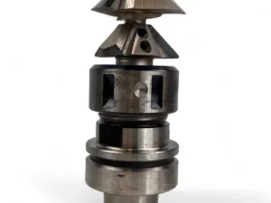 HSK 63 F Spannzangenfutter mit Spannzange und HW Profilfräser Ø 56 mm 2 HW Fasefräsern , Z=3