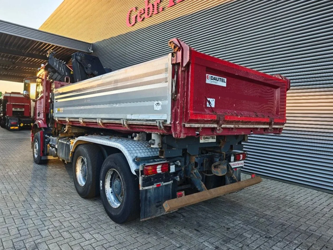 Mercedes-Benz Axor 2648 6x4 Hiab X-Hiduo 228E-5 Dautel 3 seitenkipper + Tractor unit! - 5