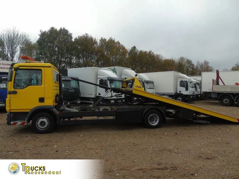 MAN TGL 8.180 + winch + MANUAL + EURO 5 + system working + platform 6 meter