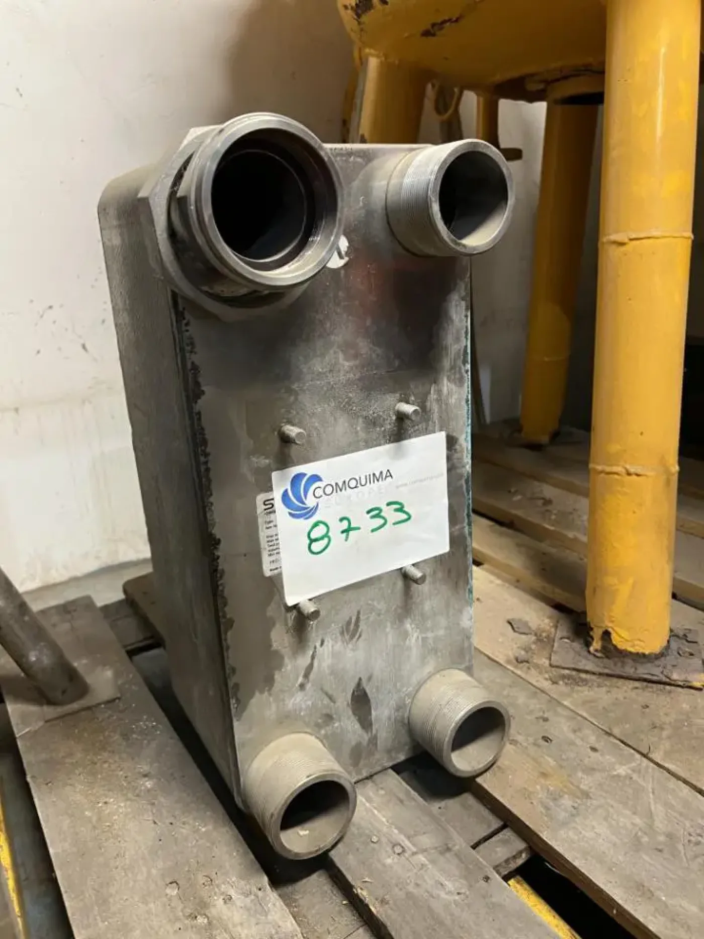STAINLESS STEEL PLATE EXCHANGER SWEP B50LX80-1P-SC-S 4X2 1-2" - 1