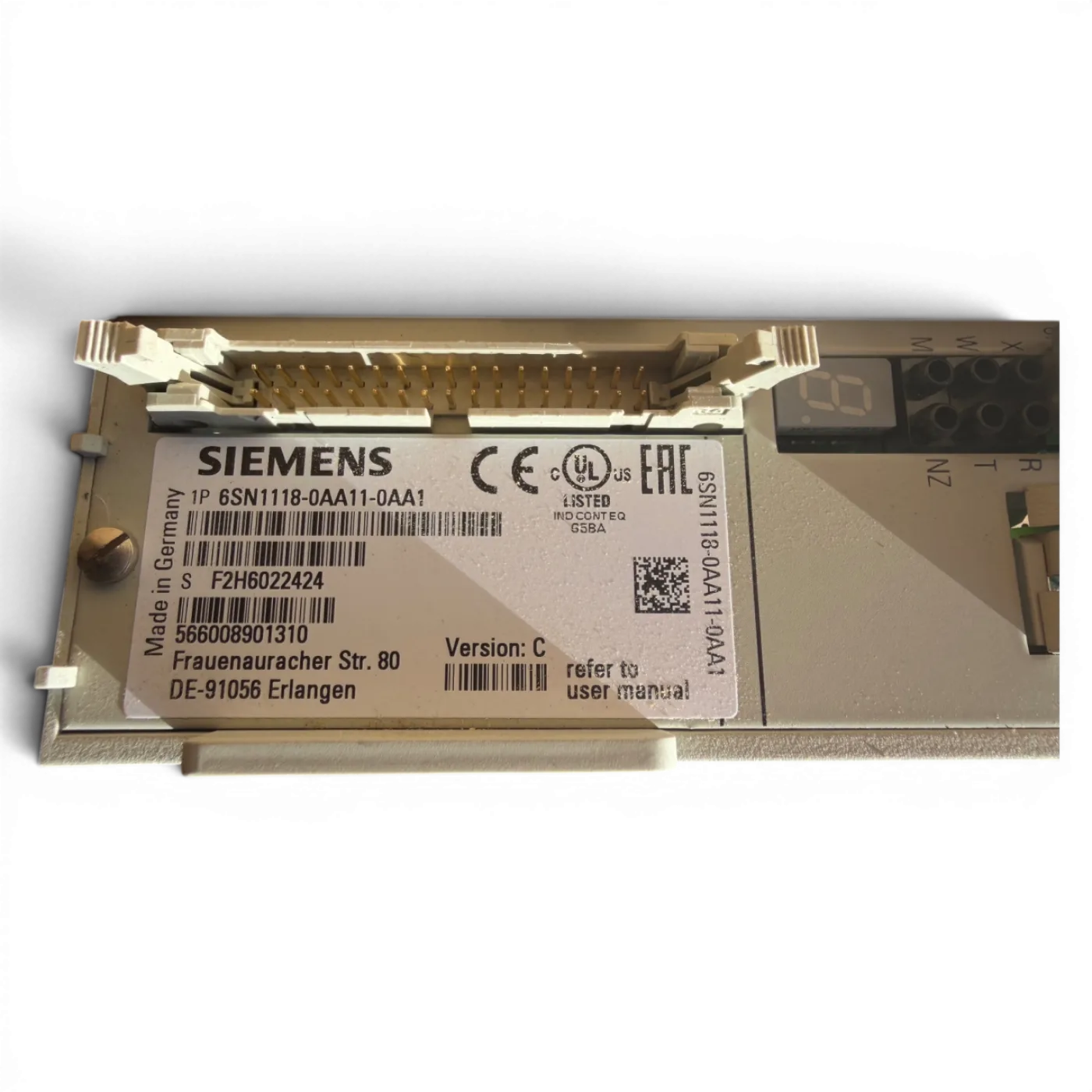 Siemens SIMODRIVE 611 Siemens SIMODRIVE 611 Regelungskarte Art.-Nr. 6SN1118-0AA11-0AA1 Version C für IMA 310 410 610 810 - 4