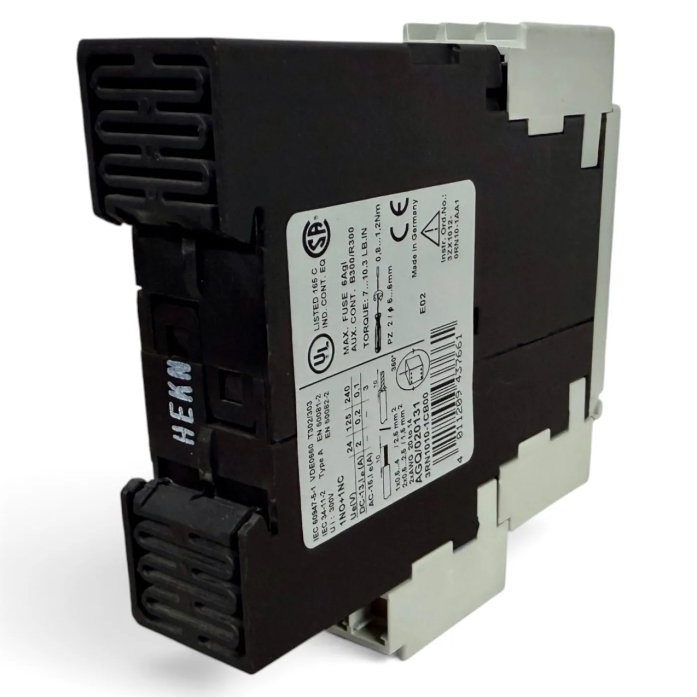 Siemens SIRIUS 3RN1010-1CB00 Thermistor-Motorschutzrelais 24 V AC/DC - 4