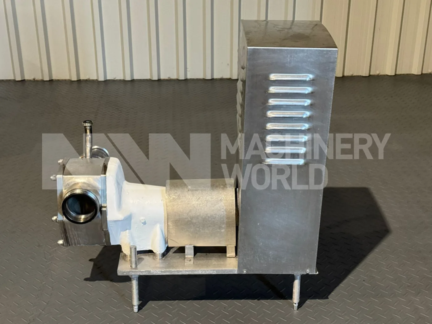 3,000kg Simon Freres Bulk Butter Silo with Twin Screw Auger & Butter Pump - 8