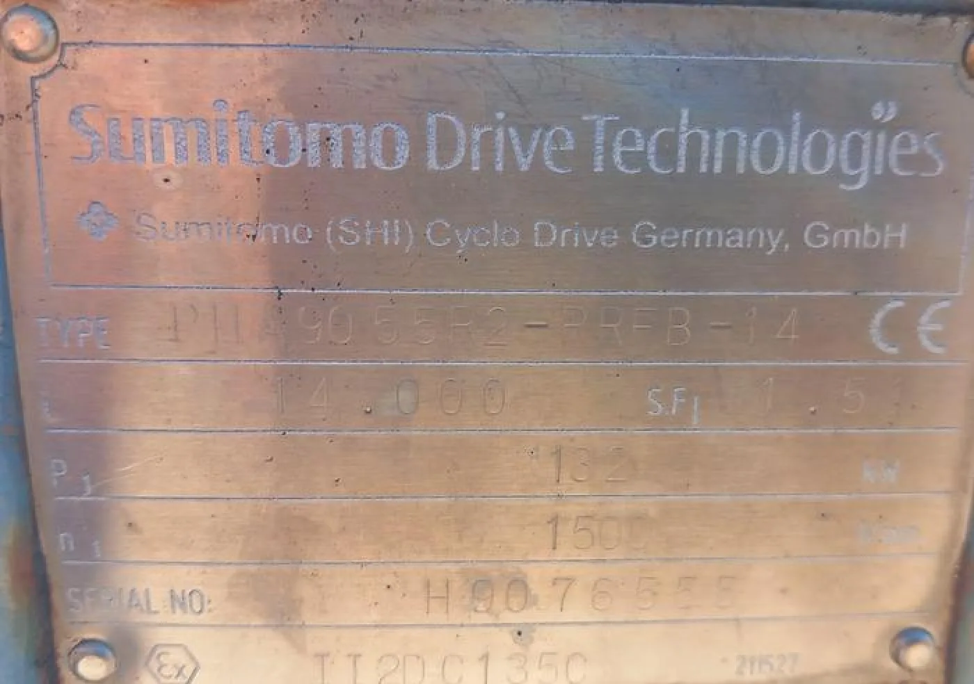 Sumitomo Drive PHA90 50R2-RRFB-14 - 6