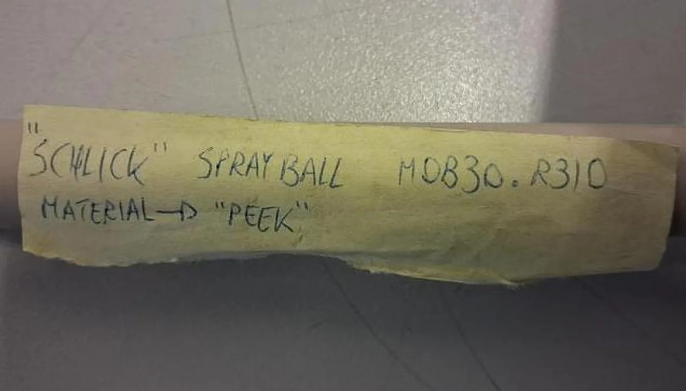 Schlick Spraydüse Mod. 619 Präzisionsteil für industrielle Sprühtrocknungsprozesse - 7