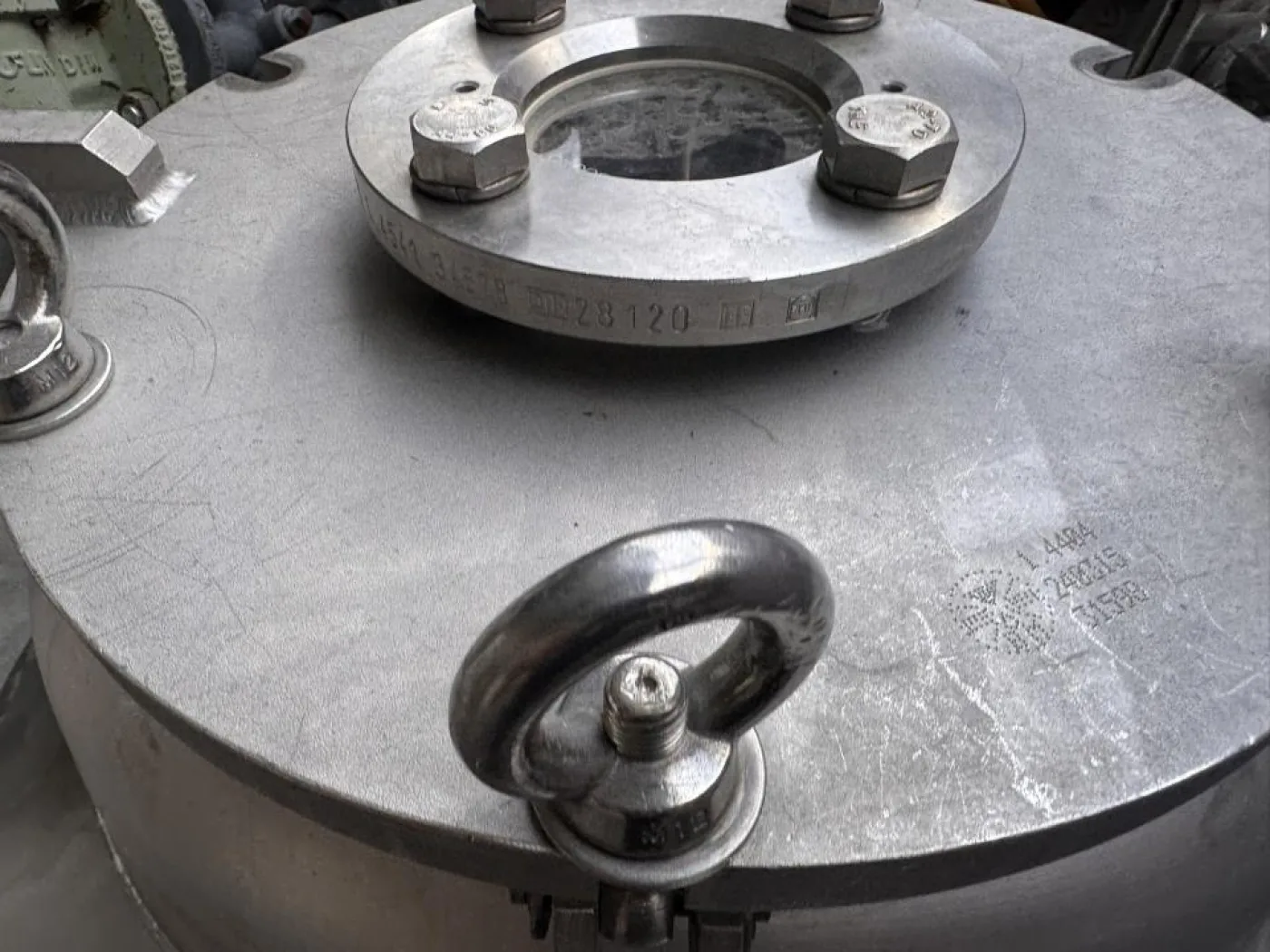 2003 Fischer Process vessel/reactor with a top-mounted agitator/mixer - 8