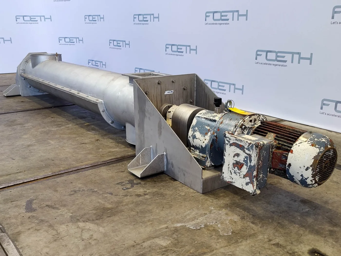 2870mm length - Horizontal screw conveyor - 6