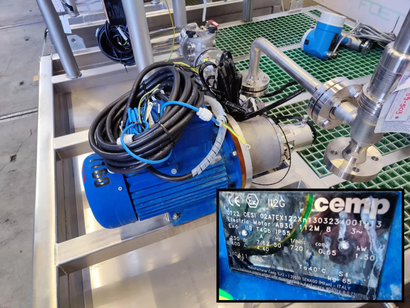 HPV IKA Dispax DR 2000/5 continuous inline mixing system - Inline mixer - 3