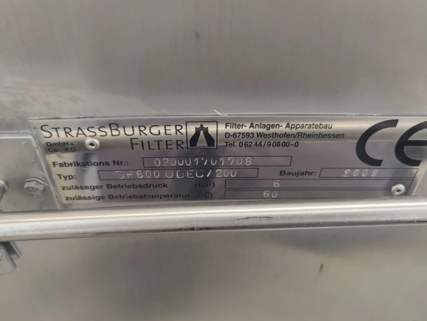 StrassBurger Filter GmbH SF600 - Filterpress - 8