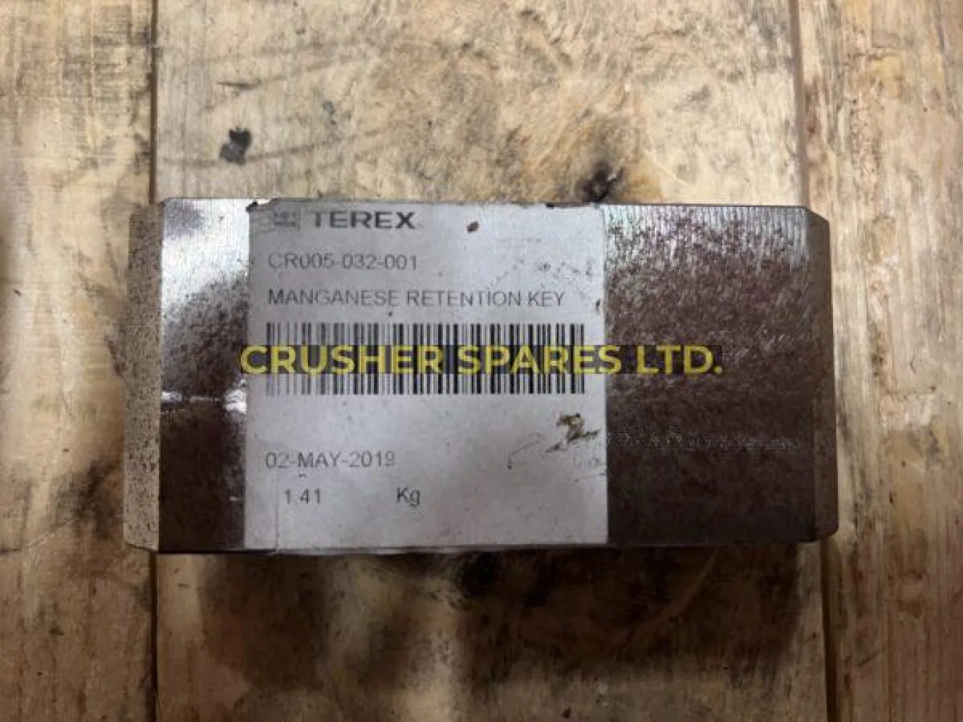 CR005-032-001 | Manganese Retention Key | Terex® / Pegson® | - 1