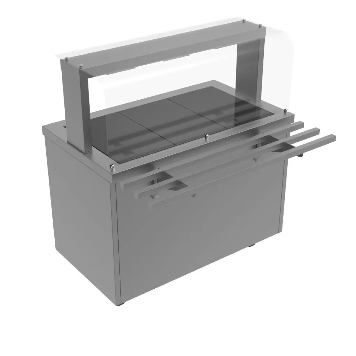 Falcon Hot Cupboard Servery Counter FC3-T - islandcatering - 2