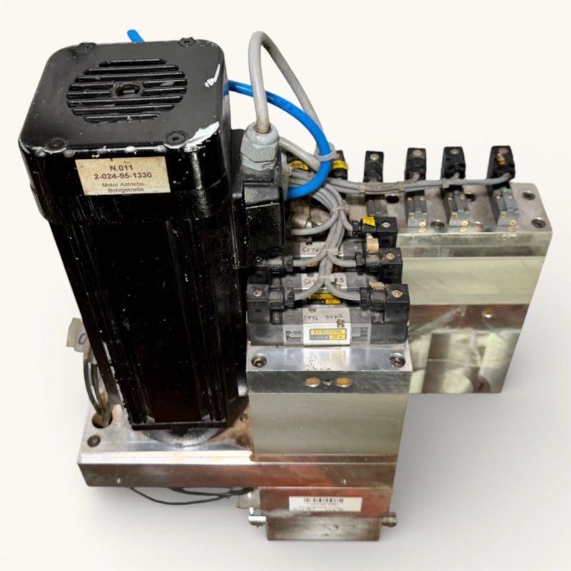 HOMAG Bohrgetriebe Motor Bohraggregat BAZ BOF 11 + 2 + 2 spindelig | Art.-Nr. 1-024-95-2081 / 2-024-95-1330 – WEEKE BP 155