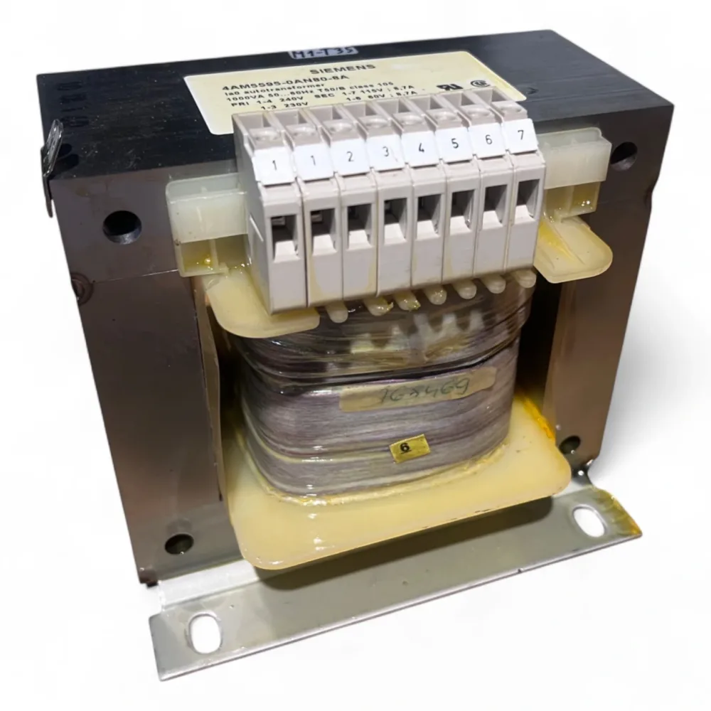 Siemens Autotransformator 1000 VA 240→115/60/30 V – 4AM5595-0AN80-8A | Step-Down | Control (aut.)