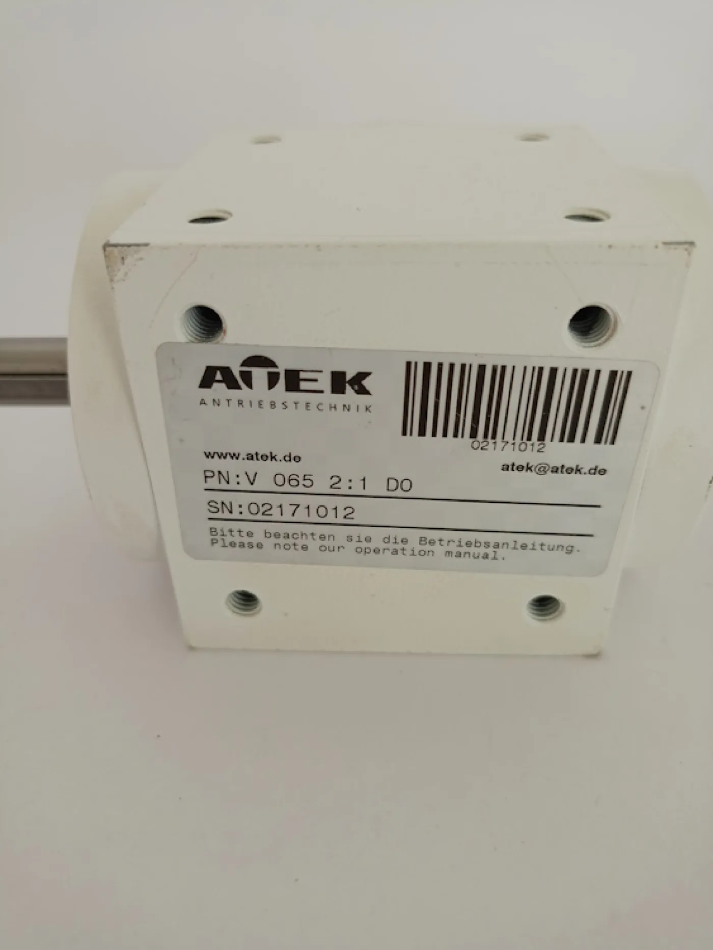 Atek Kegelradgetriebe V 065 DO - 3
