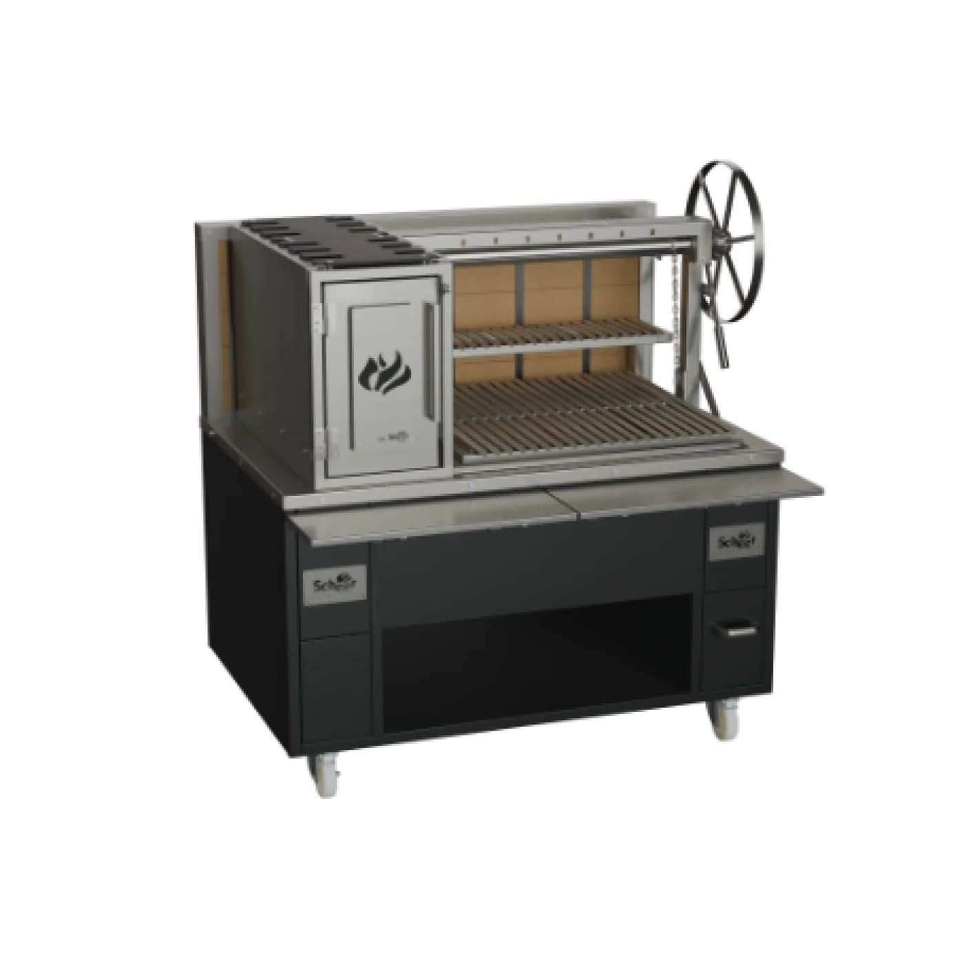 Scheer Parrilla 695-2, 2100mm Stainless Steel Grill - islandcatering - 1