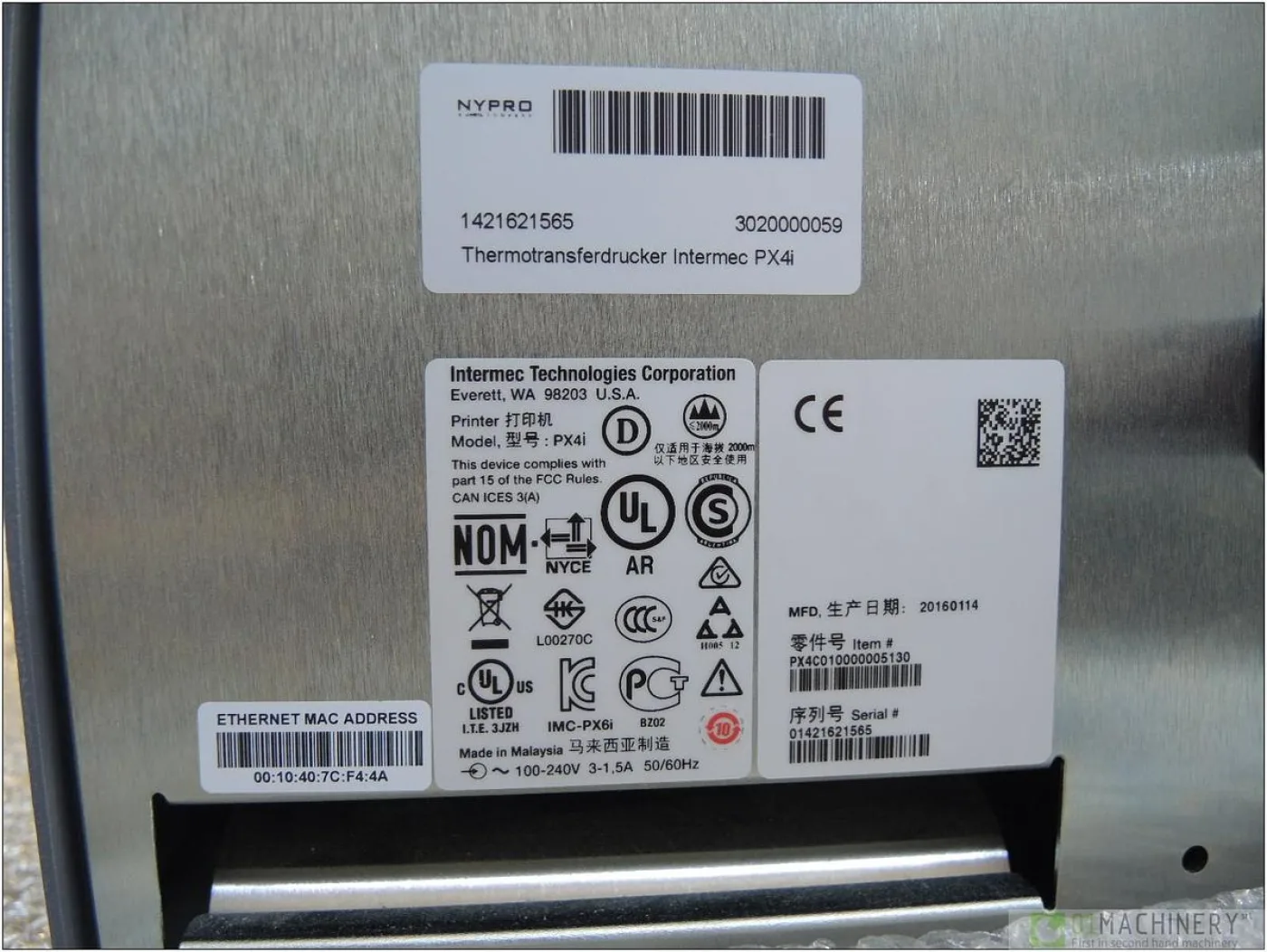 2016 INTERMEC PX4i AI2468 - 4
