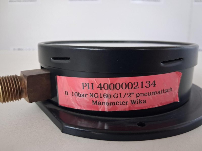 WIKA NG160 Pneumatisches Manometer 0–1,6 bar G1/2"