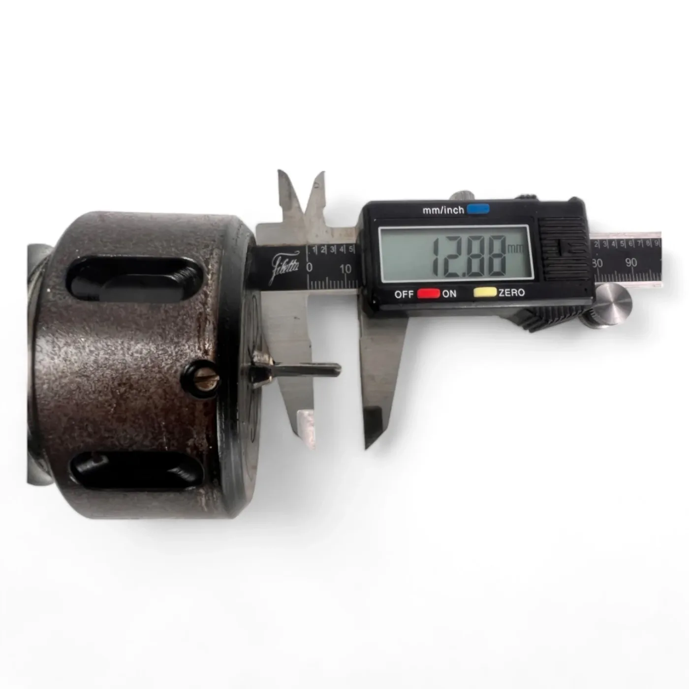 HSK 63 F Spannzangenfutter mit Spannzange und Fräser D=3,9 L= 12,9 mm - 3