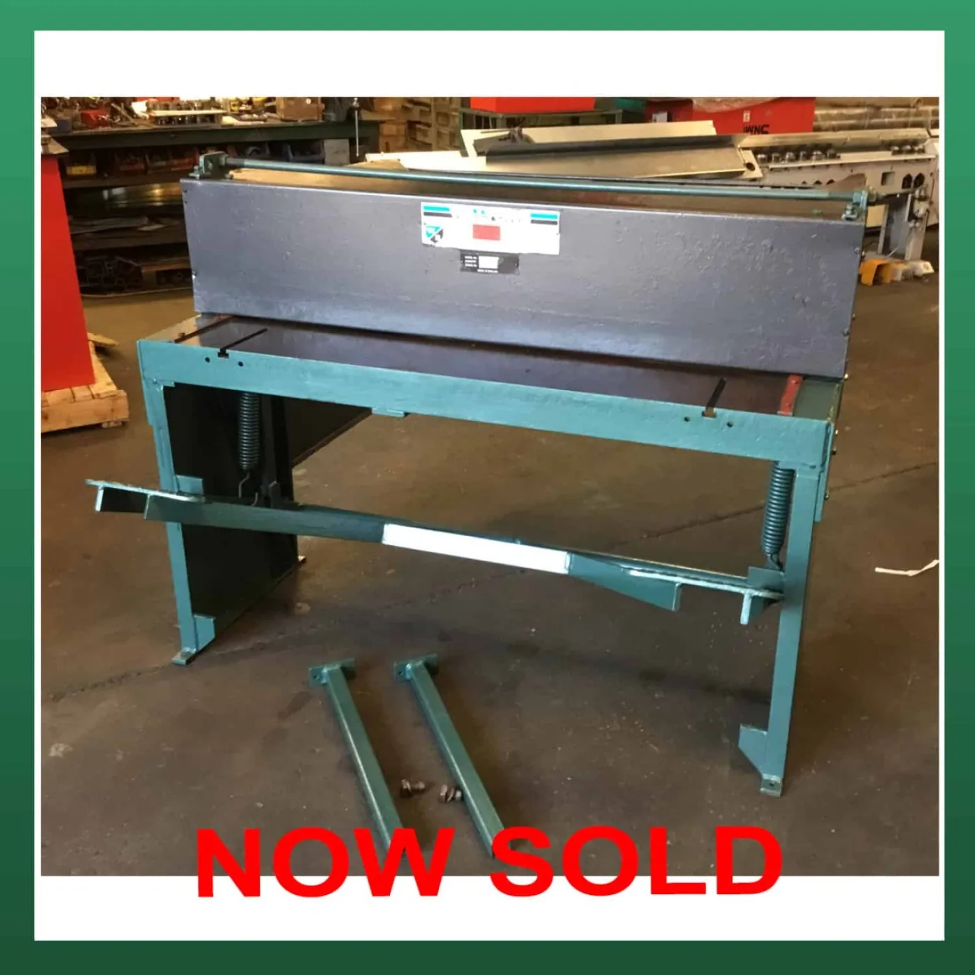 WALTONS Treadle Guillotine 50" - WNS - W. Neal Services Ltd - 1
