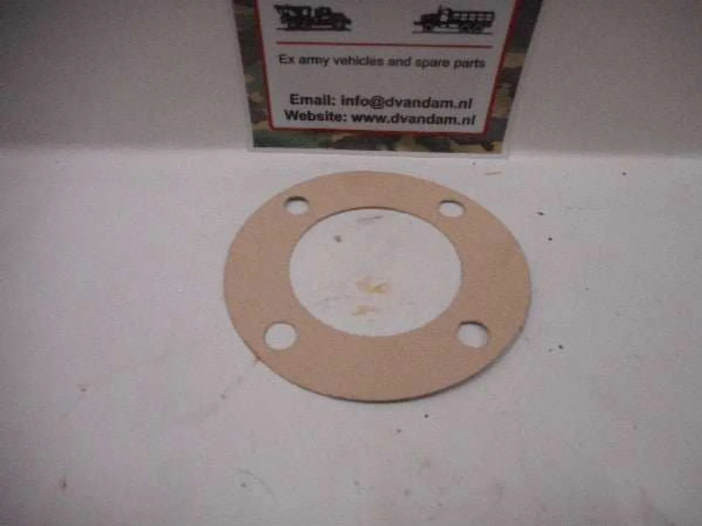 Pakking flens ventilator/riemschijf - 2