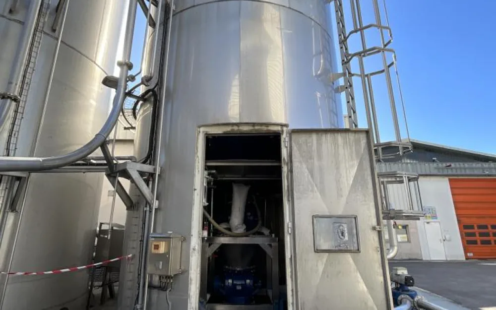 1997 Chalvignac Industries Chalvignac Industries 150 Ton Stainless Steel Sugar Crystal Silo - Silo 1