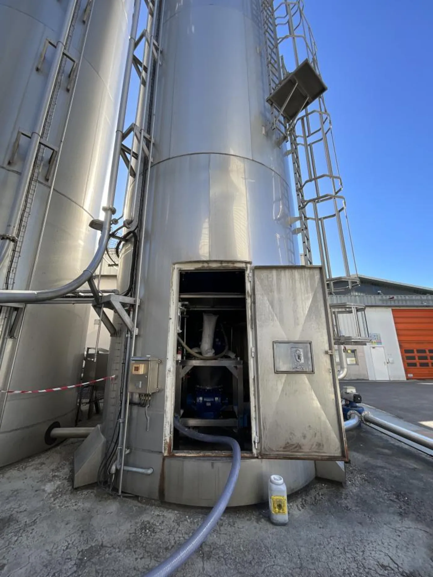 1997 Chalvignac Industries Chalvignac Industries 150 Ton Stainless Steel Sugar Crystal Silo - Silo 1 - 1