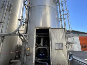 1997 Chalvignac Industries Chalvignac Industries 150 Ton Stainless Steel Sugar Crystal Silo - Silo 1