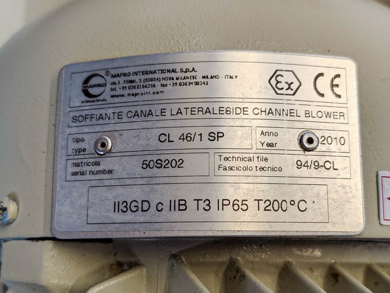 Mapro CL 46/1 SP - Blower