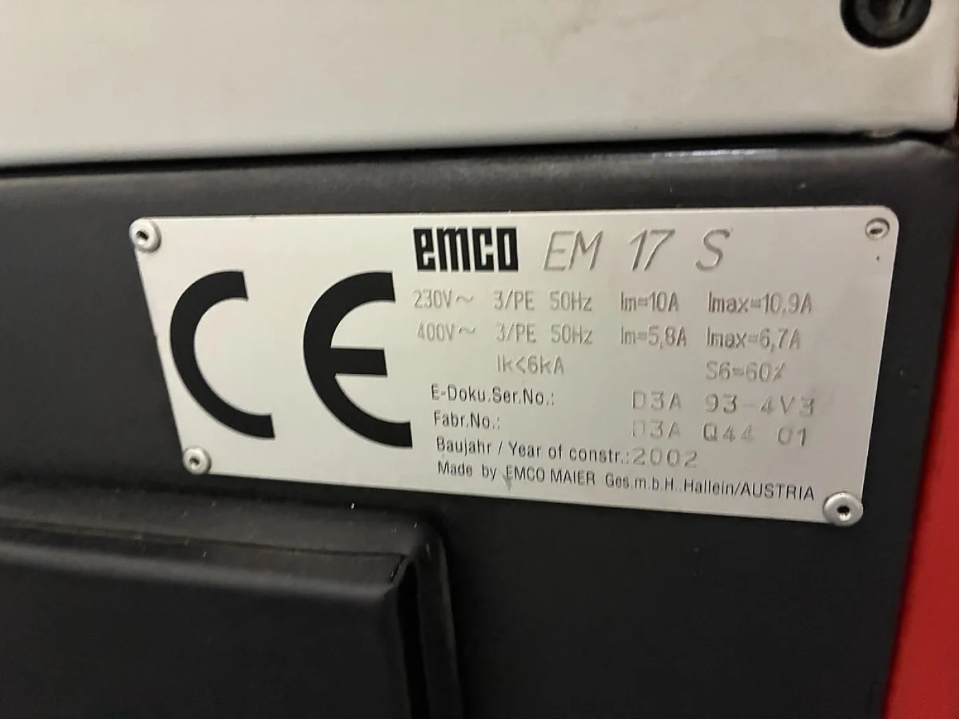 2002 Emco EM 17 S (2) - 6