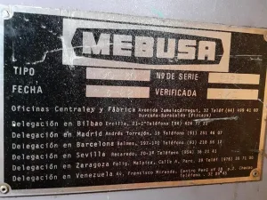 Quinadeira/ Plegadora Mebusa 90/30
