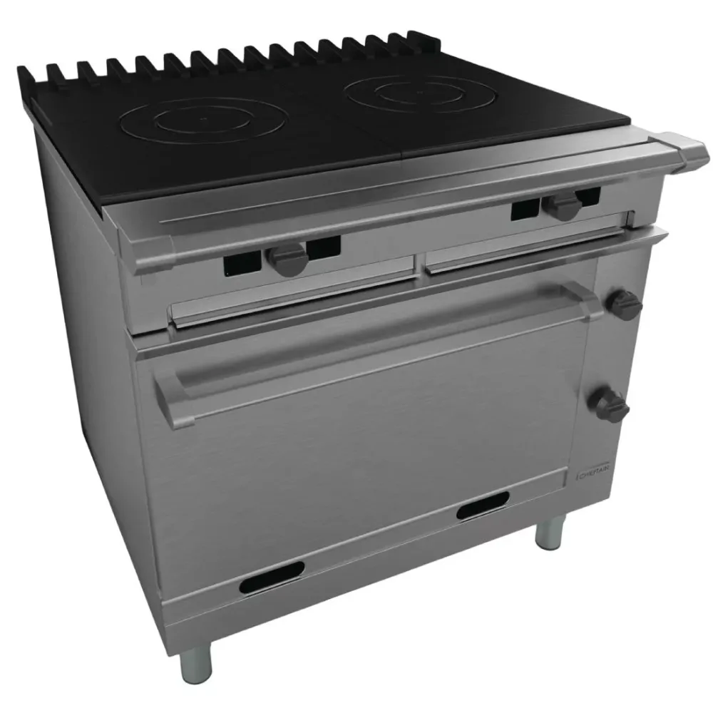 Falcon Chieftain Twin Bullseye Propane Gas Oven Range G1006FX - islandcatering
