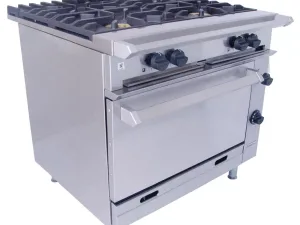 Falcon Chieftain 4 Burner Natural Gas Oven Range G1006X-NG - islandcatering