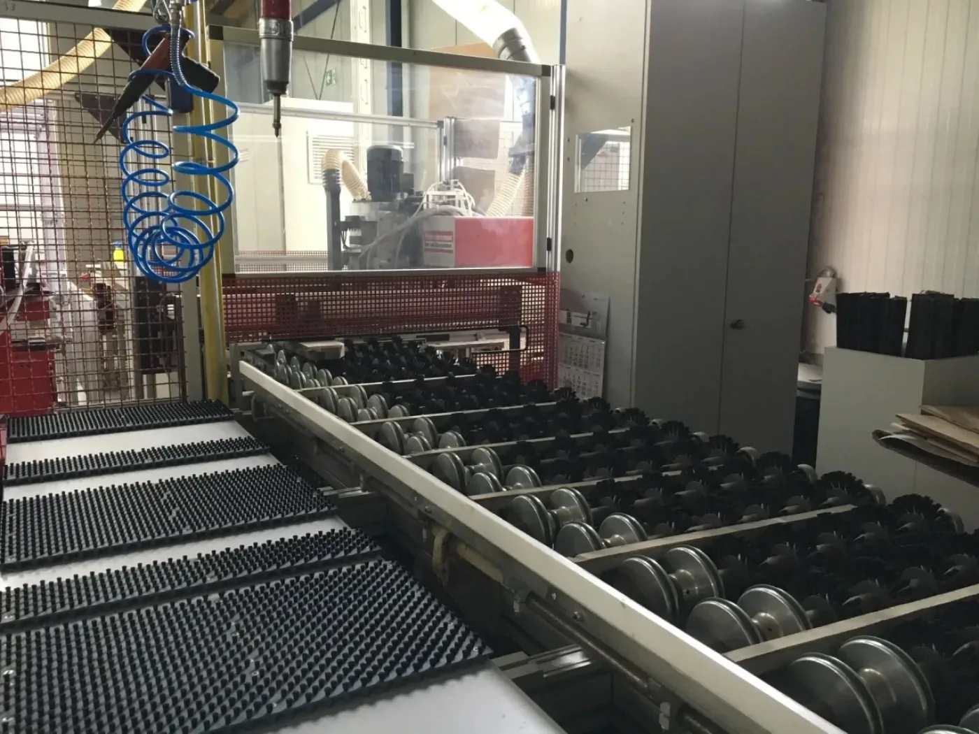 PRIESS & HORSTMANN BAT CNC Bohr und Einpressmaschine Türenfertigung Beschlagbohrmaschine - 5