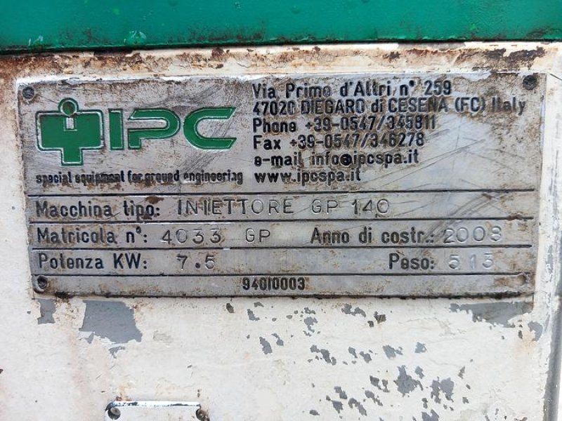 Misturador de argamassas IPC INIETTORE GP 140