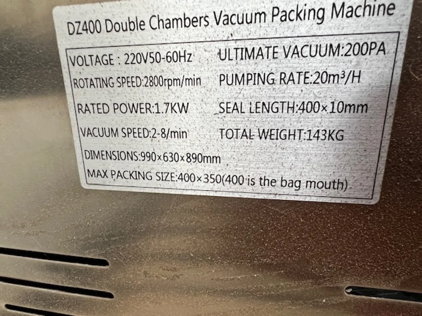 Mini Twin Chamber Vacuum Packer - 4