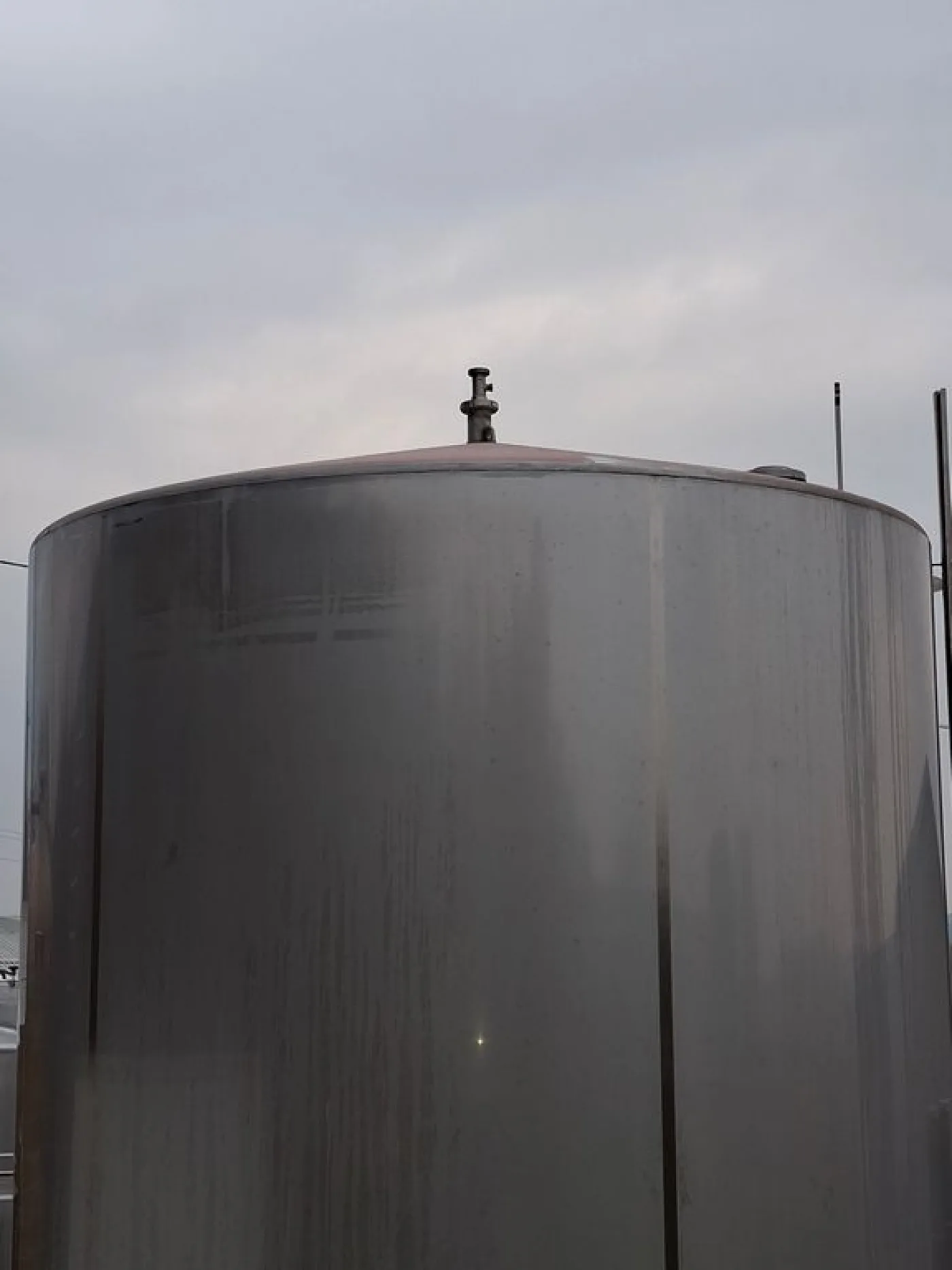 STAINLESS STEEL TANK CAPACITY HL 250 (LITERS 25.000) AZZINI FIRM STORAGE/WINEMAKING MODEL, SECOND-HAND EQUIPMENT - 6