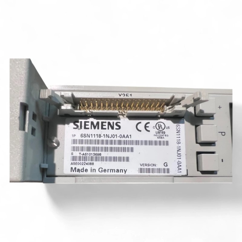 Siemens SIMODRIVE 611 U 1-Achs-Regelung Art.-Nr. 6SN1118-1NJ01-0AA1 + LT-Modul INT. 15A Art.-Nr. 6SN1123-1AA00-0AA1 geeignet f. IMA Maschinen