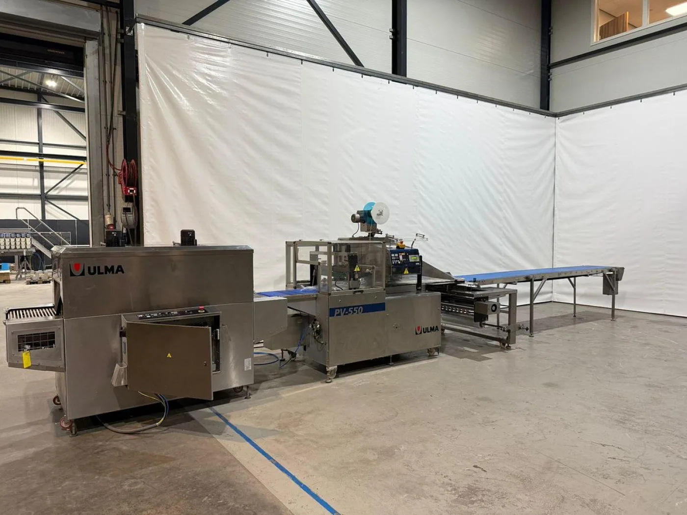 2019 Ulma Flow pack wrapping machine met krimptunnel, type PV-550 - 1