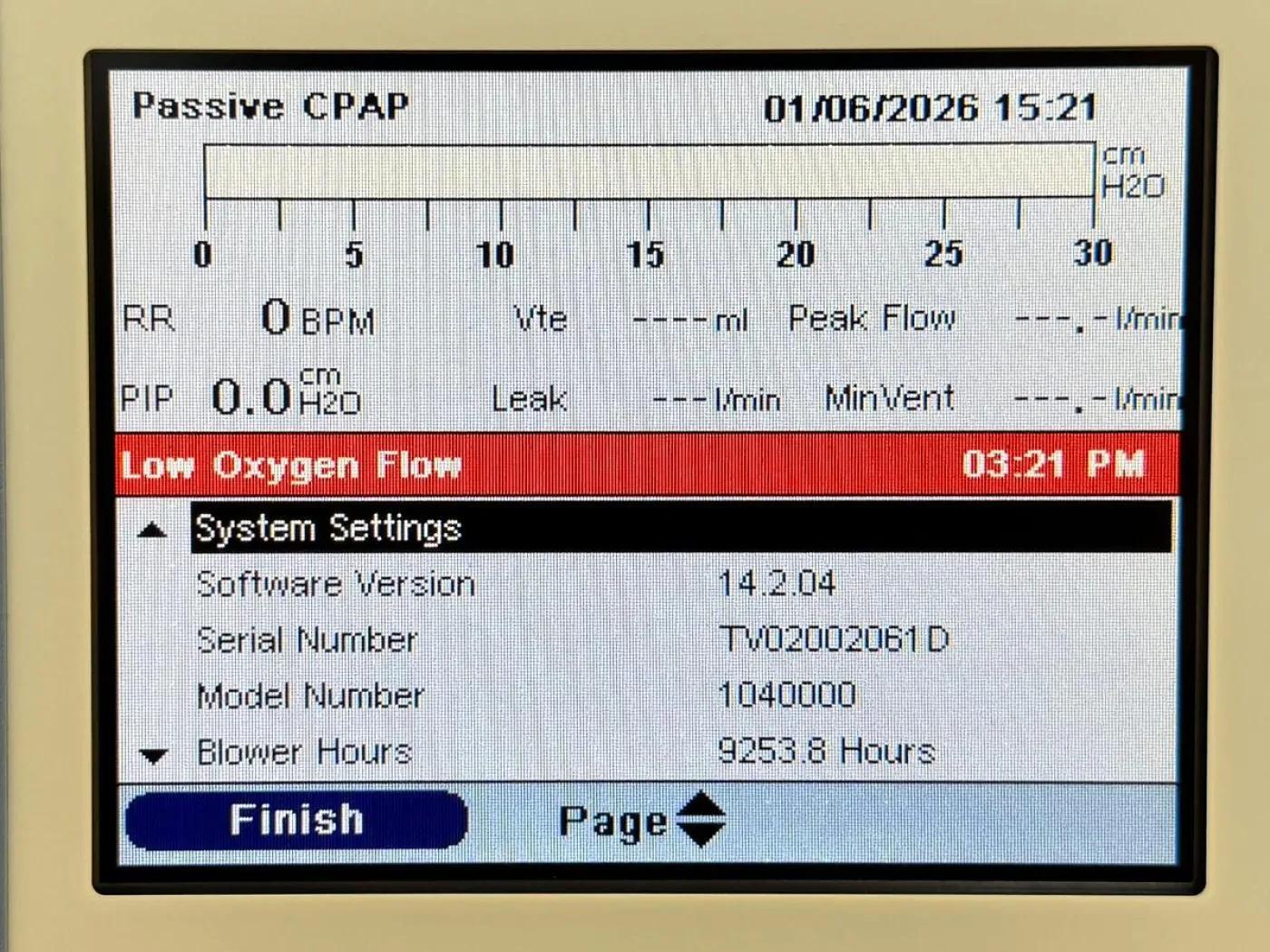 Philips Trilogy 202 Ventilator REF 1040000 YOM: 2020 - 5