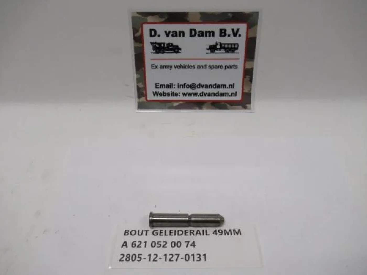 Bout geleiderail 49MM - 1