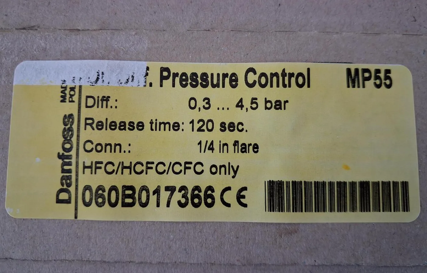 Danfoss MP55 Differential Pressure Control - 8