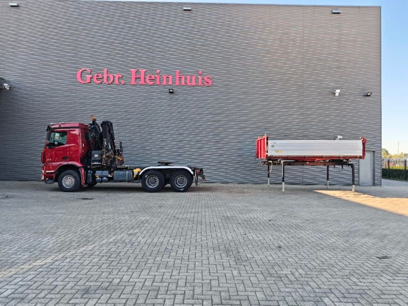 Mercedes-Benz Axor 2648 6x4 Hiab X-Hiduo 228E-5 Dautel 3 seitenkipper + Tractor unit!