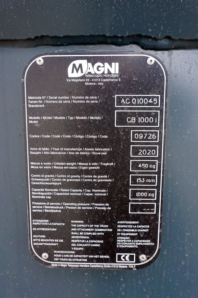 Schüttgutschaufel Magni 1000 L (2020)