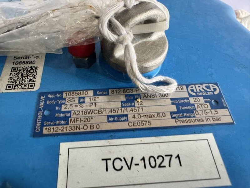 2019 ARCA Regler / Siemens Pneumatic Globe Control Valve with Smart Positioner