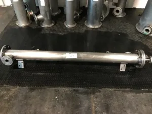 USED EMF-HOFMANN TUBULAR EXCHANGER 2.51 M2 STAINLESS STEEL 316L
