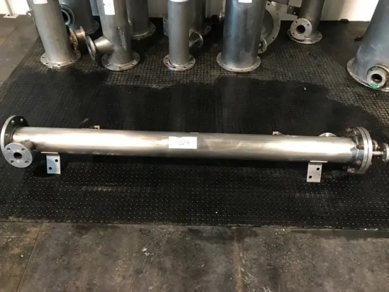 USED EMF-HOFMANN TUBULAR EXCHANGER 2.51 M2 STAINLESS STEEL 316L